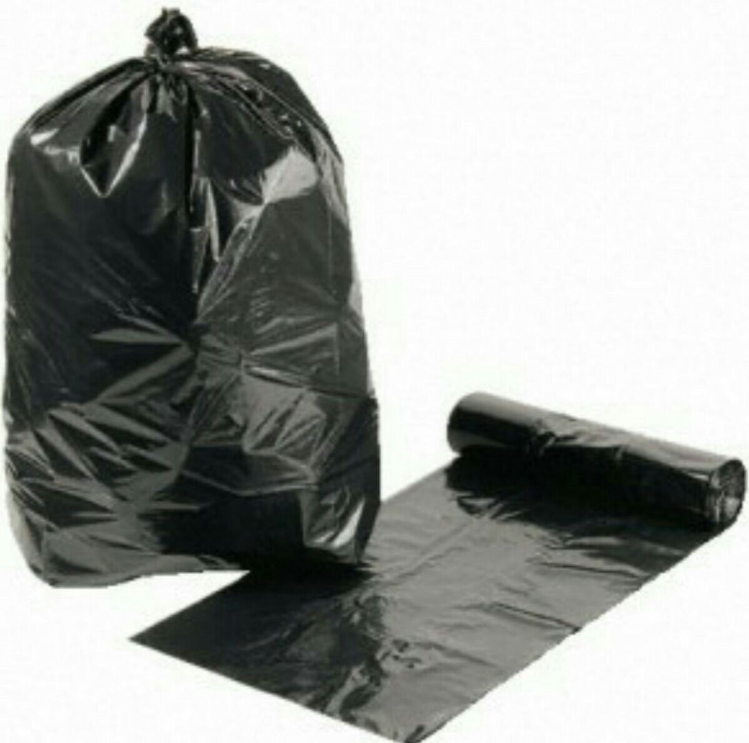 BOLSAS PLASTICAS NEGRAS 40 KG. CALIBRE 12  C.12