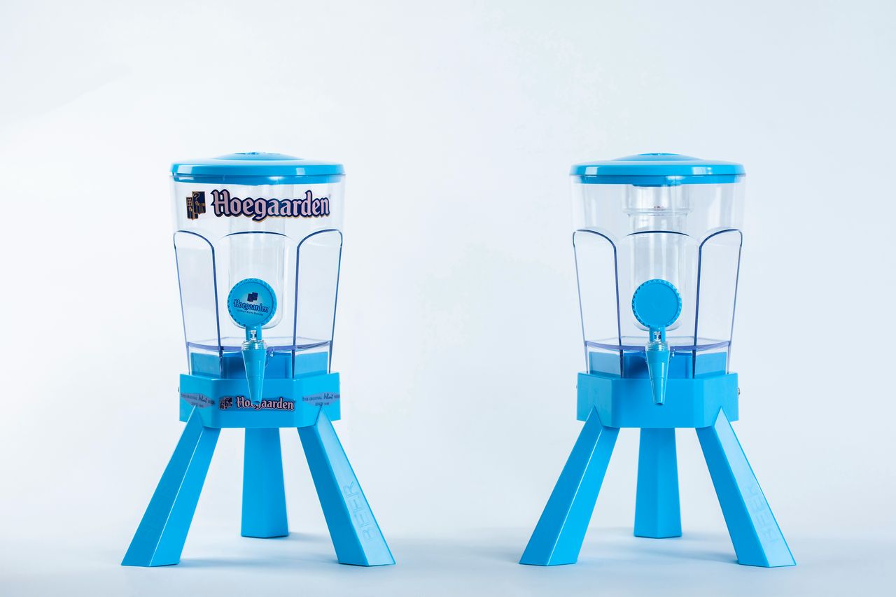 DISPENSADOR BEBIDAS  3 Lts / 1 GRIFOS/LUZ LED/TUBO HIELO Ref. A221