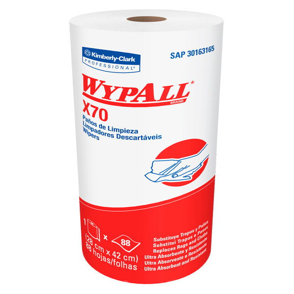 WYPALL*  X70 IND REGULAR (1* 6 * 88 HJ  Med. 42 5 x 28 2 cm) Ref. 30163165  - 30242860