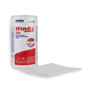WYPALL*  X80  INDU 6 Rollos x 80 Paños Blanco (42 x 28 cm) REF.  30163166 - 30242848