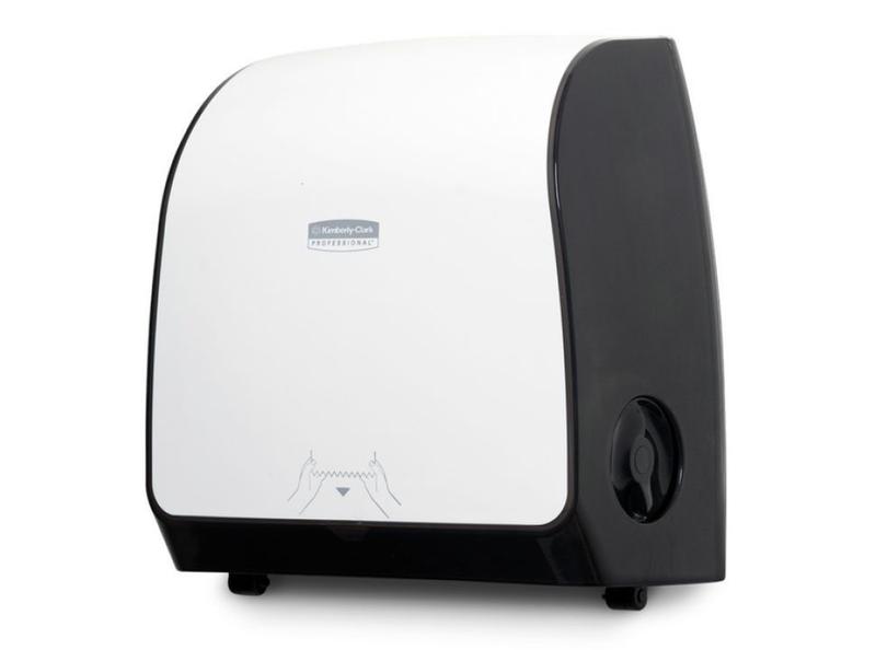 DISPENSADOR MOD SCOTT® AUTOCORTE 25 TOALLA ROLLO PLASTICO BLANCO REF. 30217685