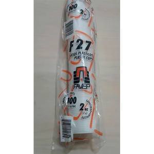 VASOS PLASTICOS FAVEP 27 Nº27(50 X 100)