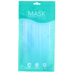 MASCARILLA DESECHABLE DE 3 PLIEGOS AZUL SAFE WORK (1*50*40)