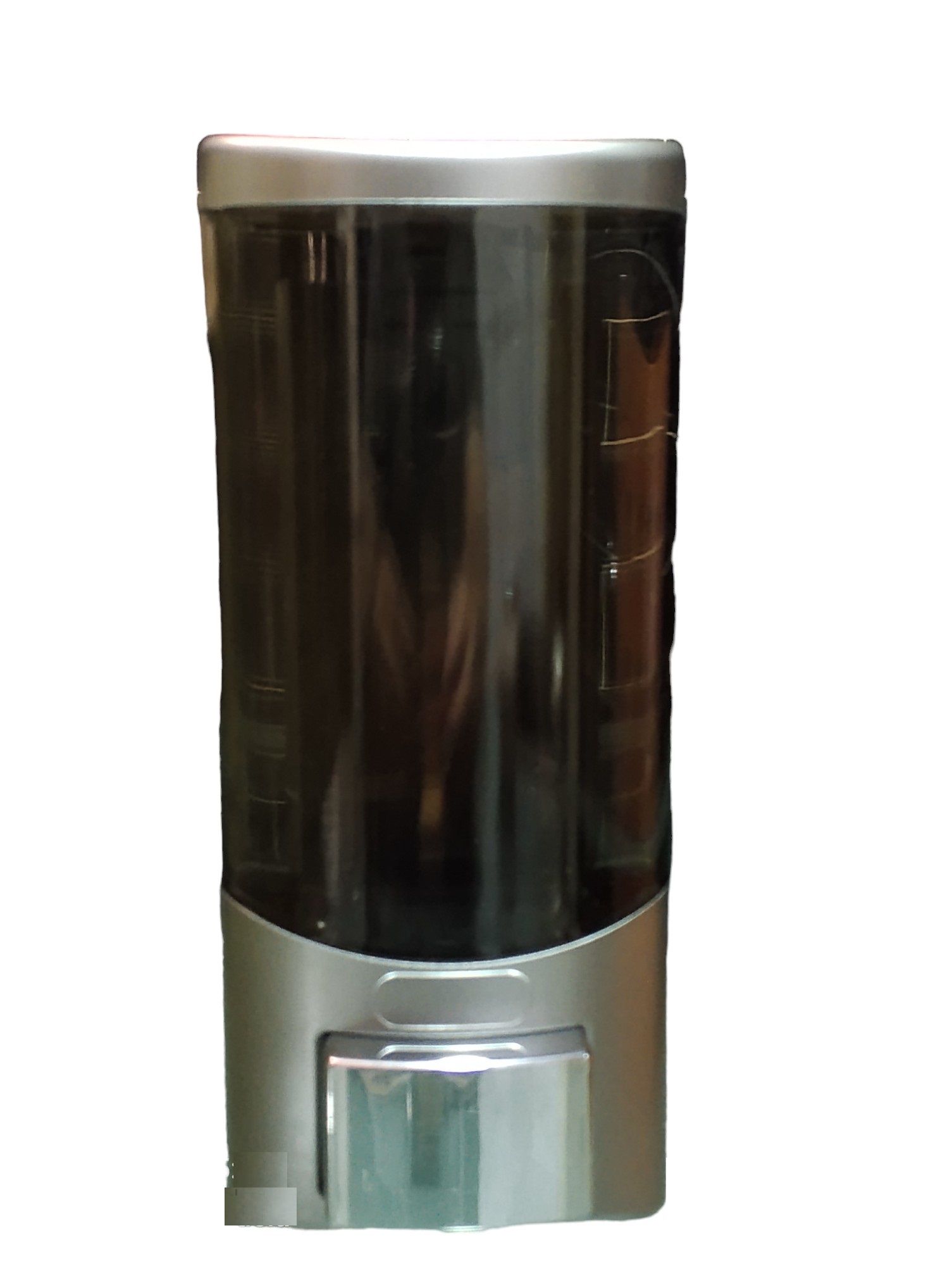 DISPENSADOR JABON LIQUIDO  ABS PLATEADO 500 cc  *TORMES