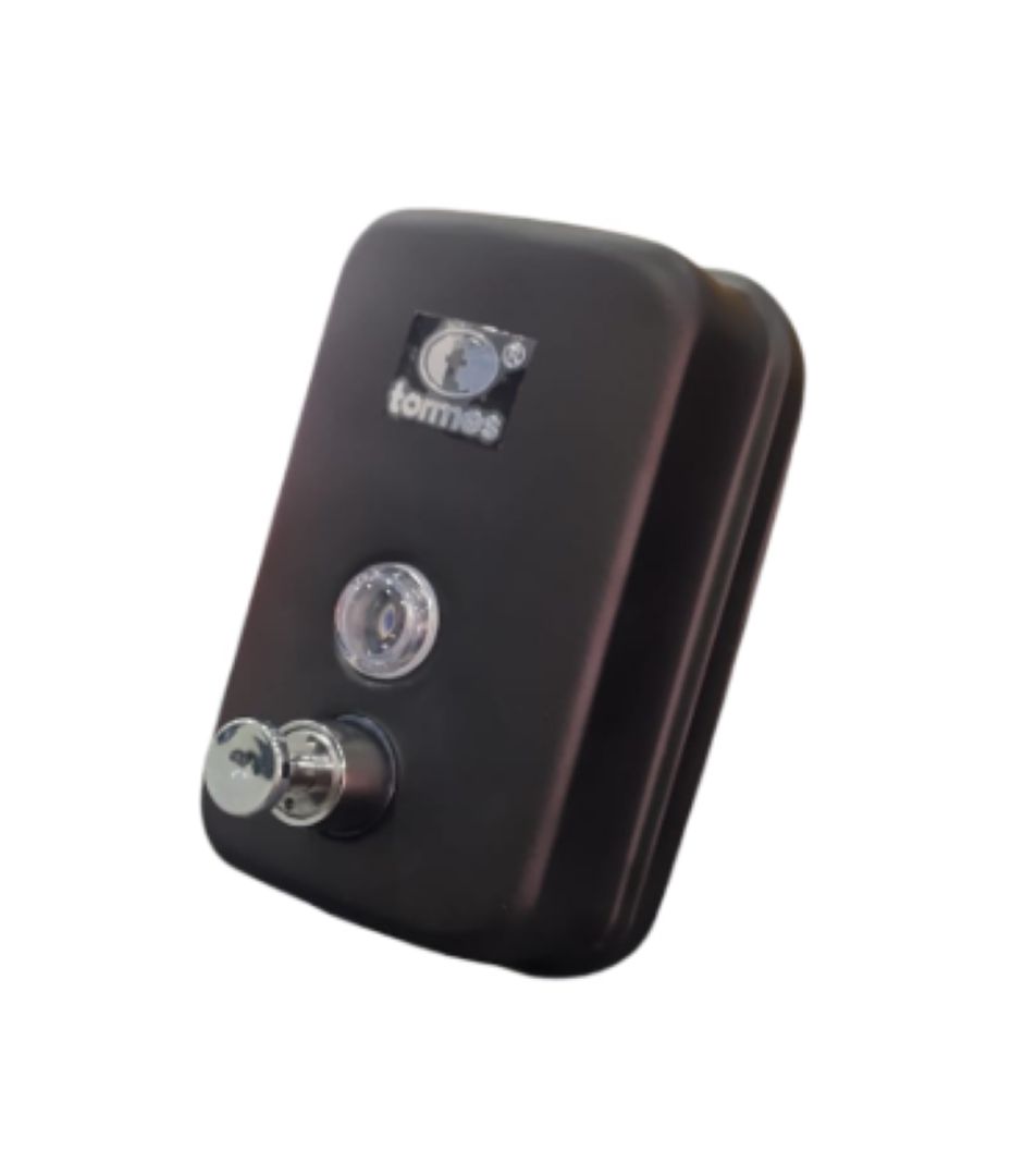 DISPENSADOR JABON LIQUIDO  ACERO NEGRO  500 cc  *TORMES