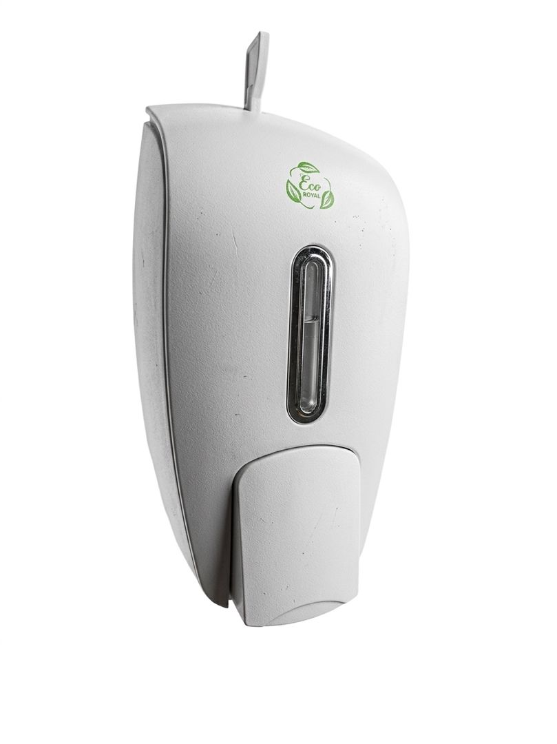 DISPENSADOR JABON LIQUIDO NEW ABS BLANCO 1000ml * ECO ROYAL
