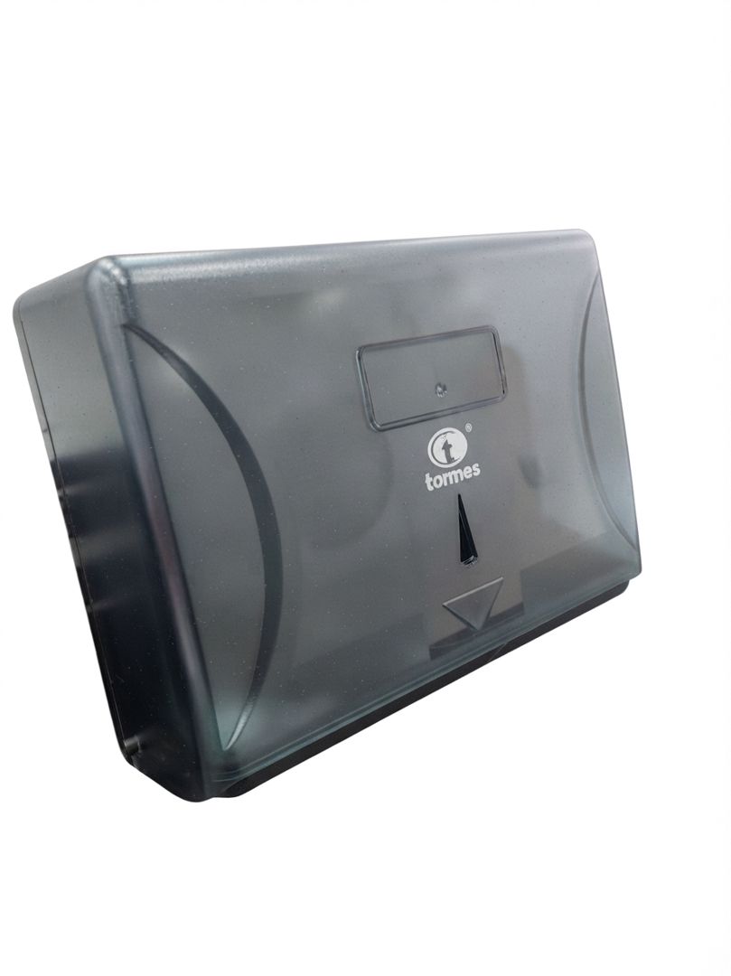 DISPENSADOR TOALLA MULTIFOLD  ABS AZUL TRANSPARENTE *TORMES