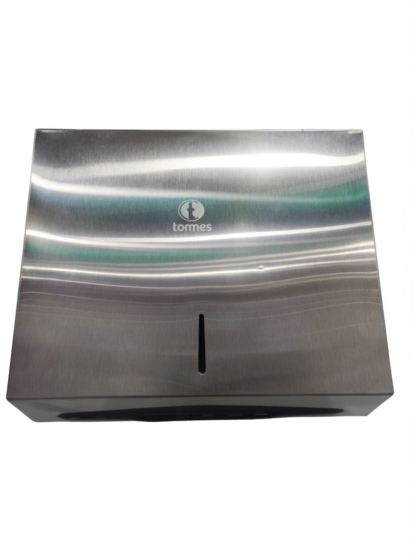 DISPENSADOR TOALLA MULTIFOLD  ACERO *TORMES