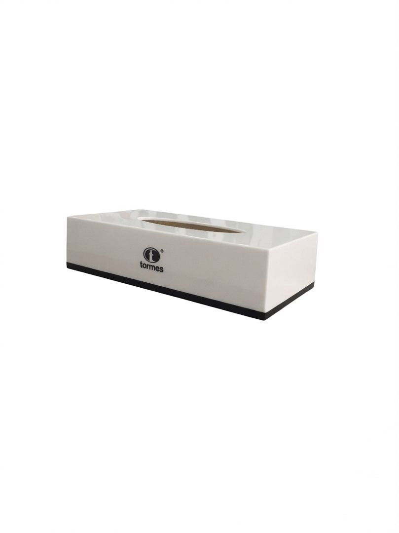 DISPENSADOR TOALLA FACIAL GDE ABS BLANCO *TORMES