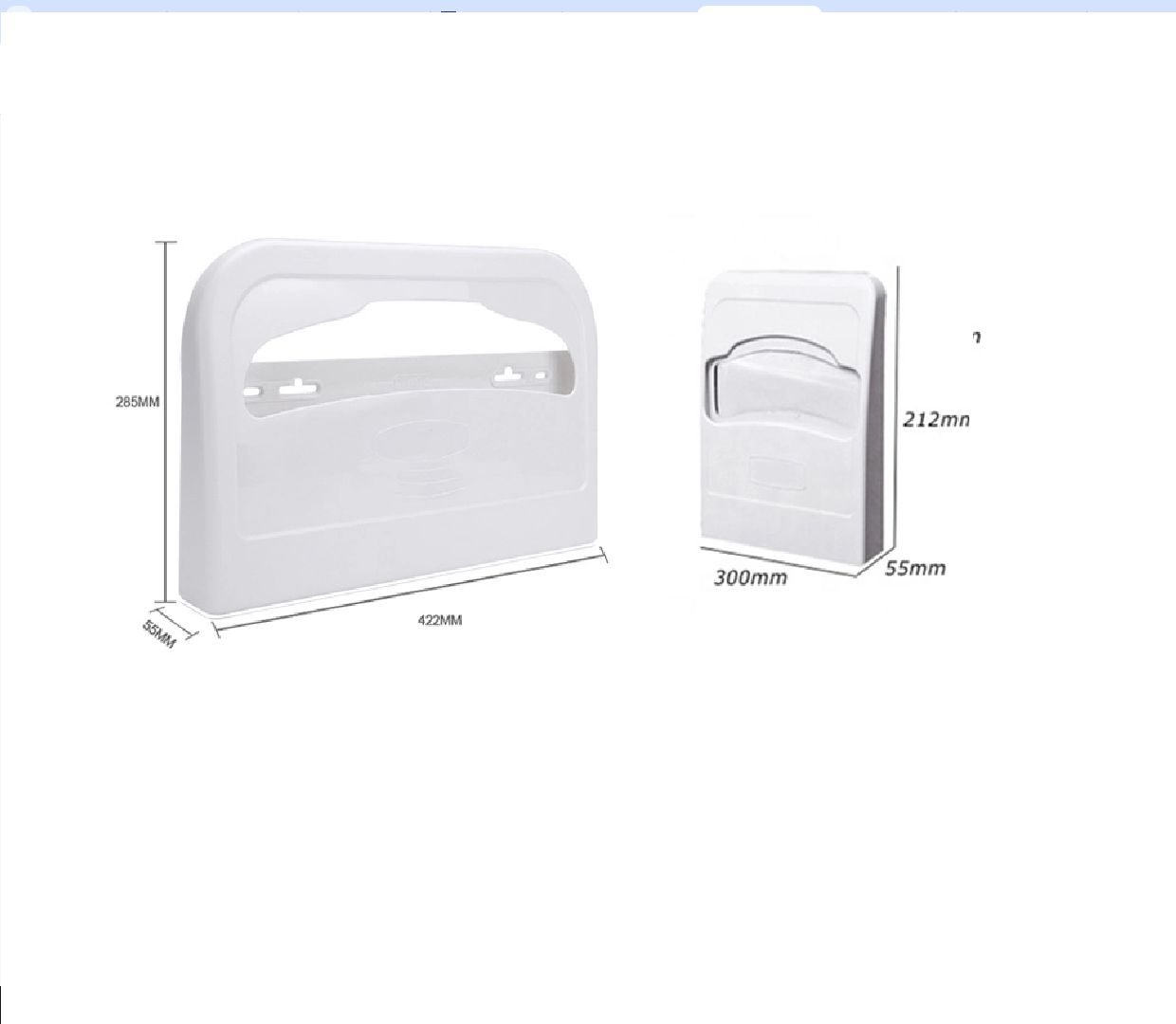 DISPENSADOR COVER W.C ACERO INOX. ALTO  *TORMES