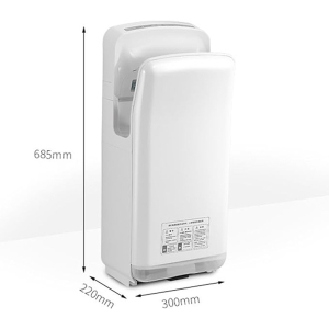 Secador de Manos Profesional  BLANCO. Input Power:650-2400W  Voltage: 110V 50Hz