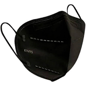 MASCARILLA DESECHABLE KN95 NEGRO SAFE WORK (1*50*20)