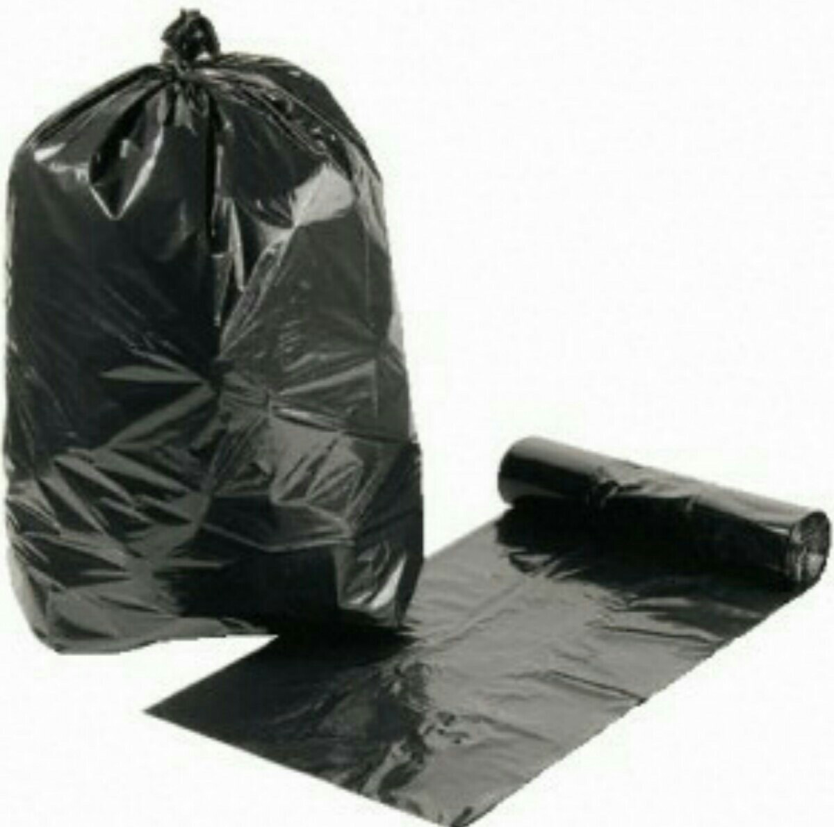 BOLSAS PLASTICAS NEGRAS 40 KG. CALIBRE 12  C.12