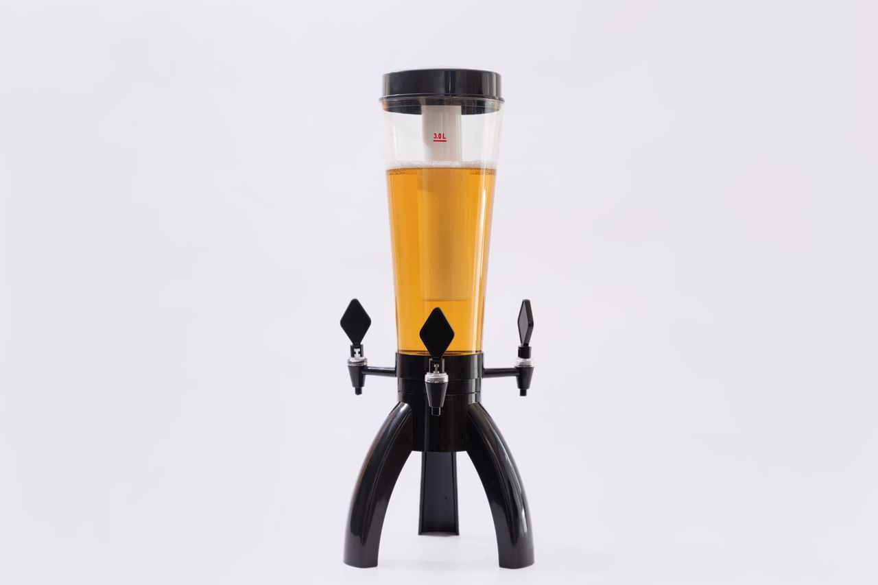 DISPENSADOR NC/CR BEBIDAS  3 Lts / 3 GRIFOS/LUZ LED/TUBO HIELO Ref. A219