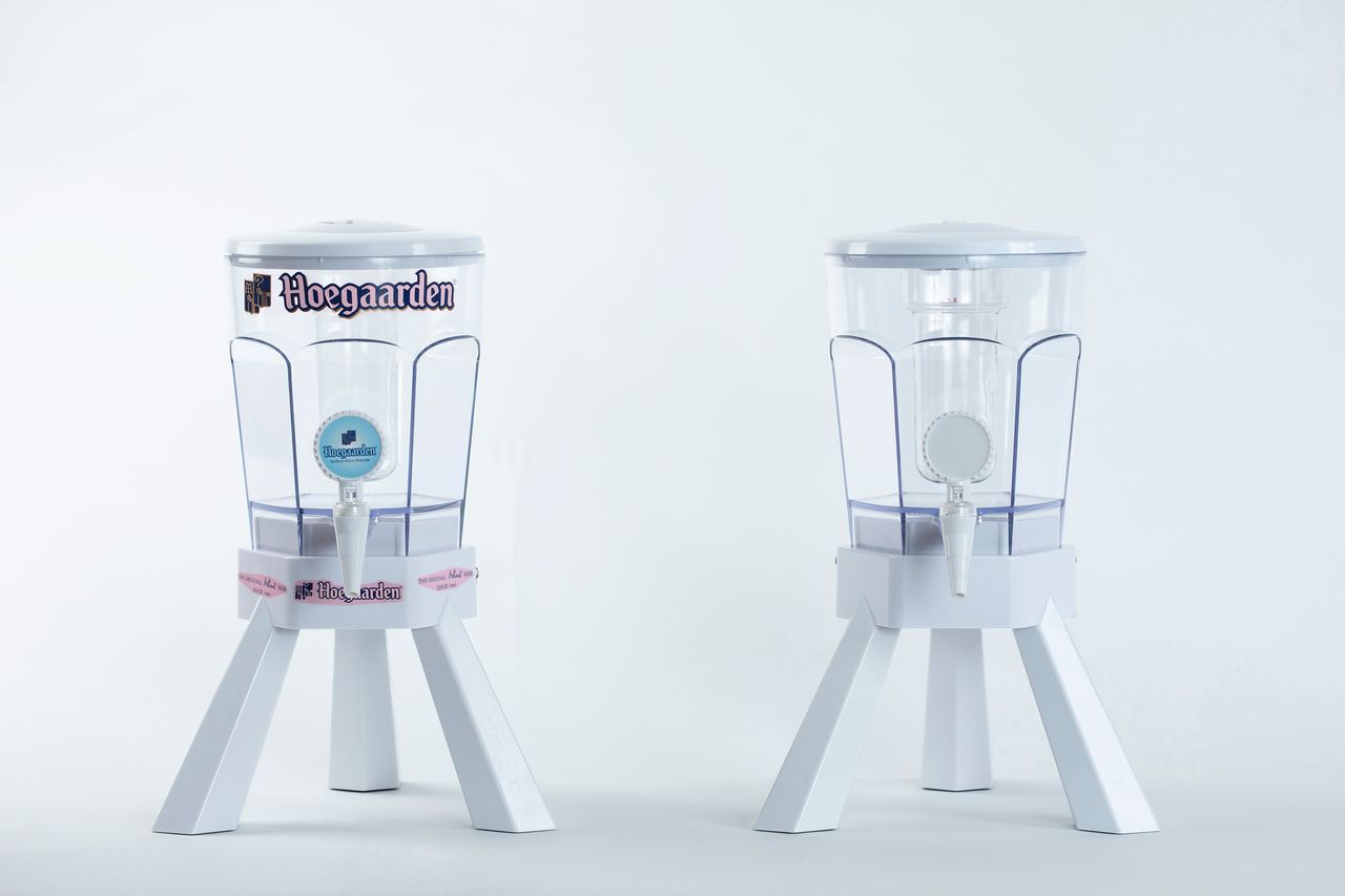 DISPENSADOR BEBIDAS  3 Lts / 1 GRIFOS/LUZ LED/TUBO HIELO Ref. A221