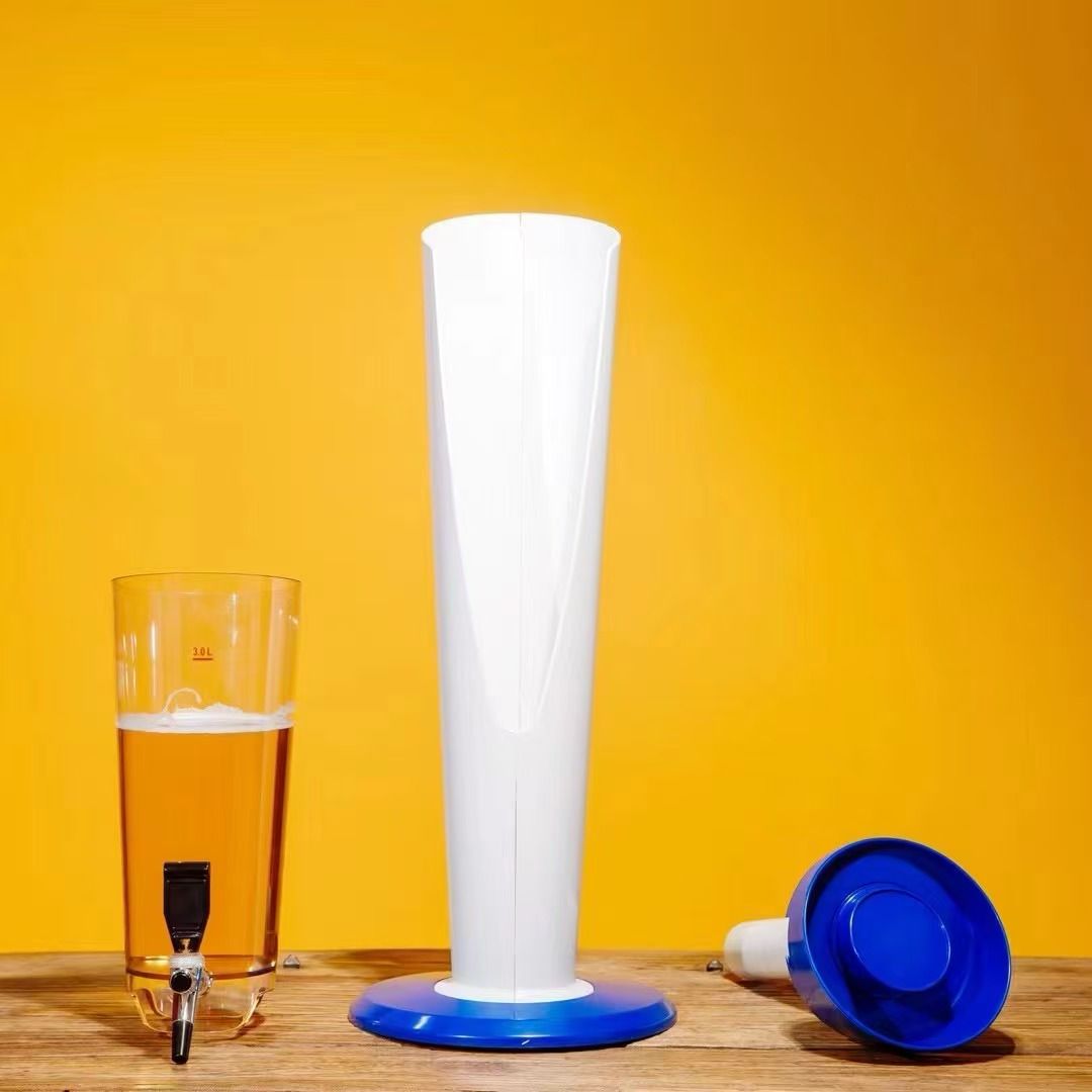 DISPENSADOR  BEBIDAS  3 Lts / 1 GRIFOS/LUZ LED/TUBO HIELO Ref. A25