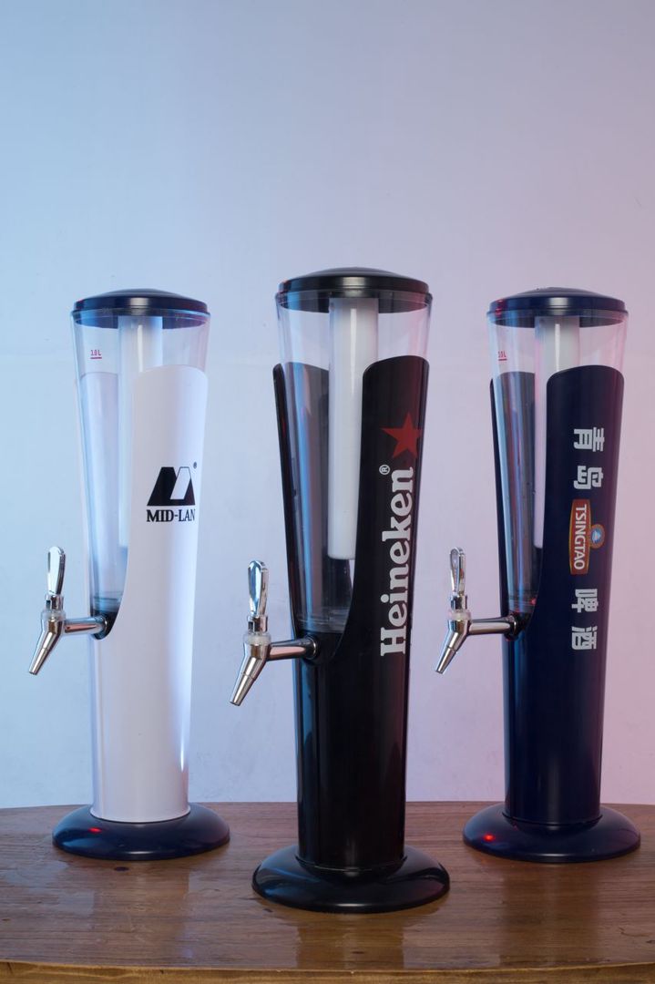 DISPENSADOR NC/CR BEBIDAS  3 Lts / 1 GRIFOS/LUZ LED/TUBO HIELO Ref. P11