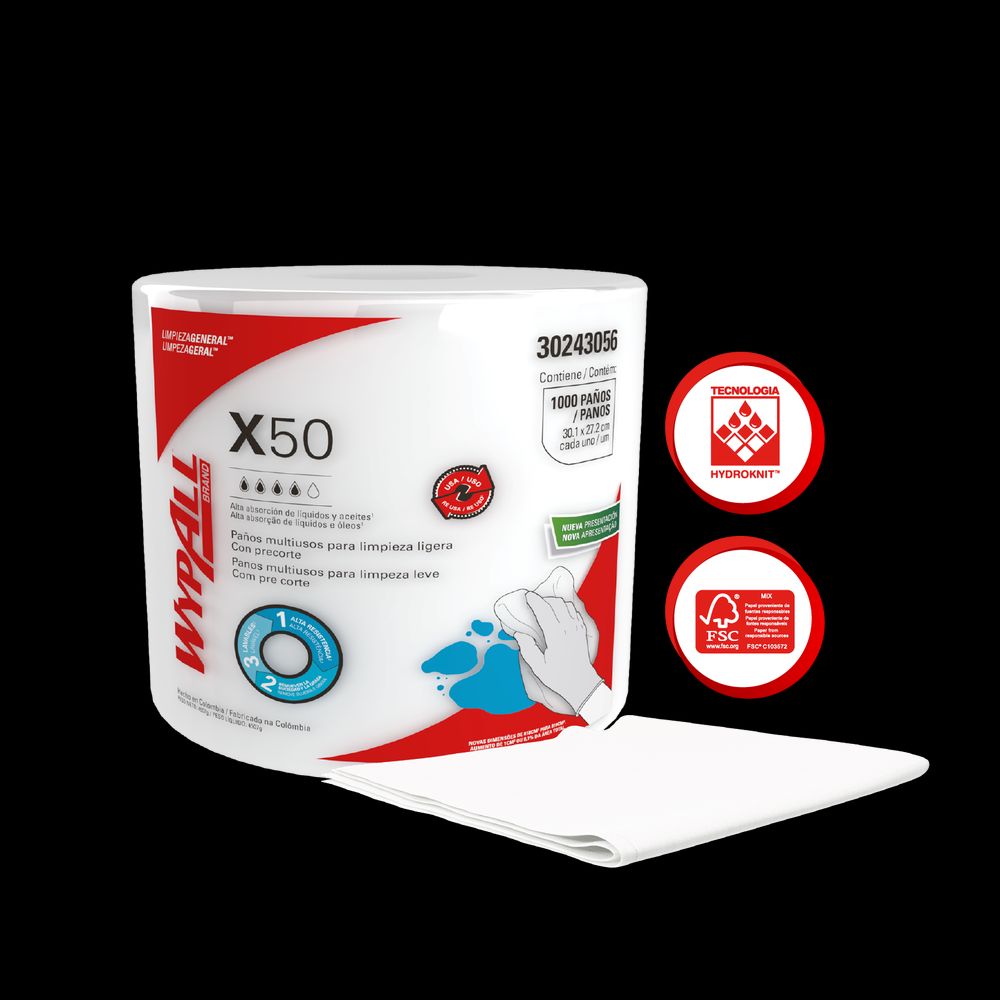 WYPALL*  X50 INDU SimpliMAX™ Rollo Jumbo 1x1.000 pñs SKU-30229202/30243056