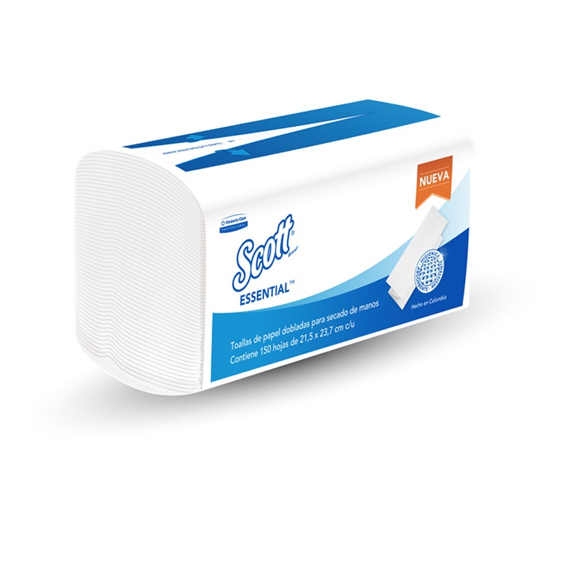 TOALLA MULTIFOLD SCOTT® AIRFLEX  BAG 25 x 150 en Z Blanca-  SKU. 30240602