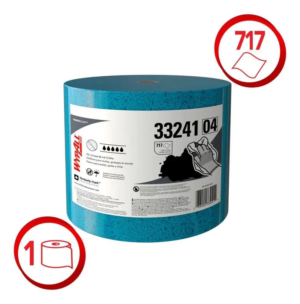 WYPALL*  AZUL Grasas y Aceites Rollo Jumbo 1 x 717 pñs  REF: 30246189