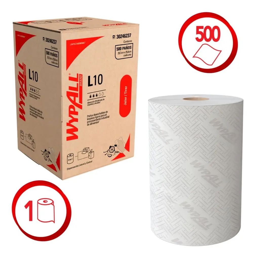 WYPALL*  L10 ROLLO REG FOOD CONTACT 1x150 MTS  REF: 30246280 / 30246237