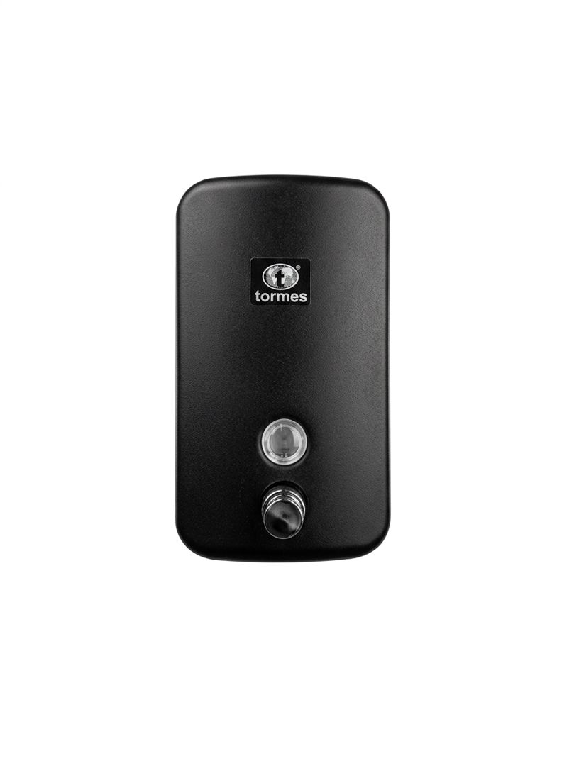 DISPENSADOR JABON LIQUIDO  ACERO NEGRO  1000 cc  *TORMES