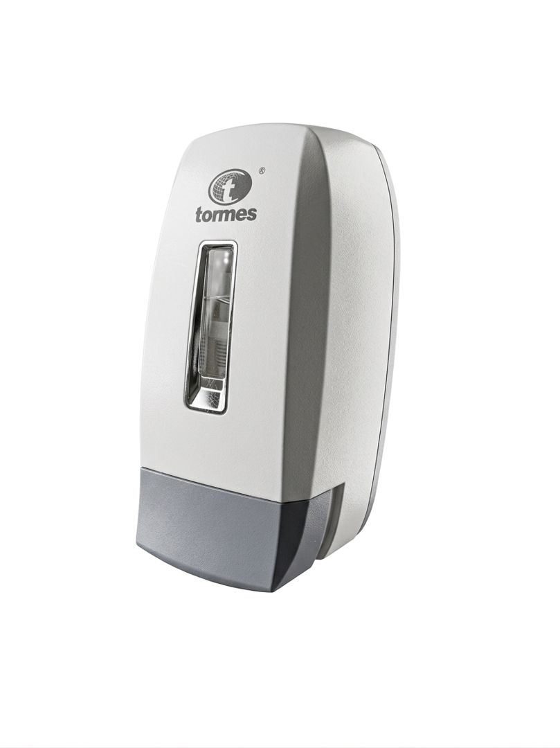 DISPENSADOR JABON LIQUIDO NEW ABS BLANCO 500ml * TORMES