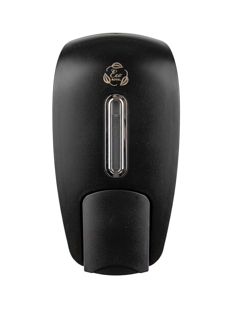 DISPENSADOR JABON LIQUIDO NEW ABS NEGRO 1000ml * ECO ROYAL