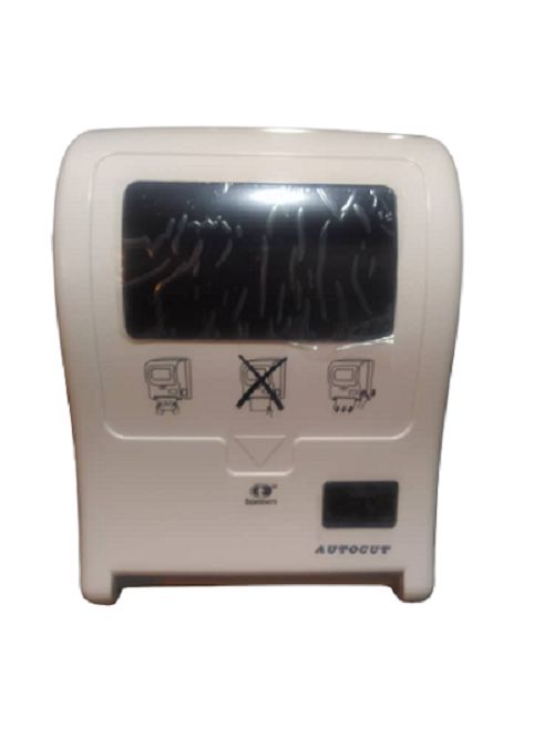 DISPENSADOR  TOALLAS ROLLO SEMI MANUAL BLANCO *TORMES