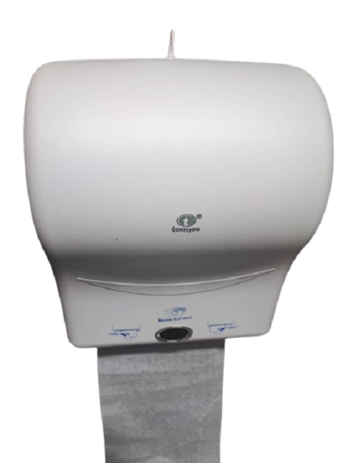 DISPENSADOR  TOALLAS ROLLO SENSOR  BLANCO *TORMES