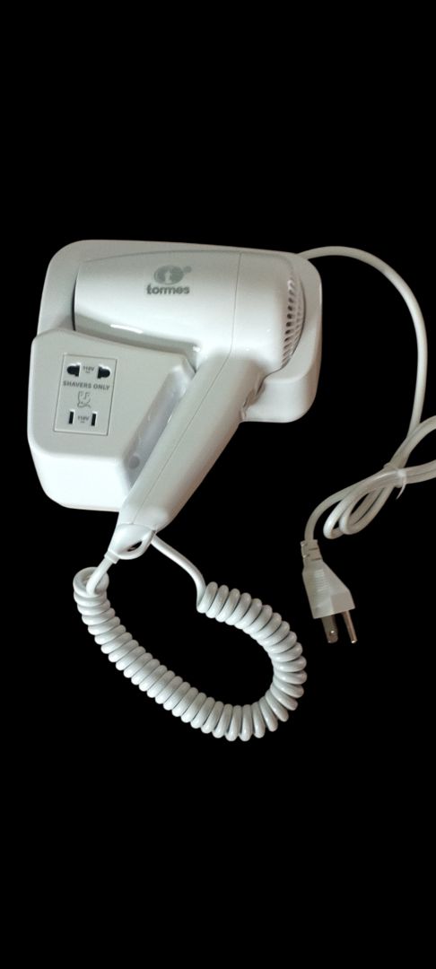 Secador de Pelo ABS BLANCO Voltage: 110V-220V Input Power:1200W Frequency: 50Hz