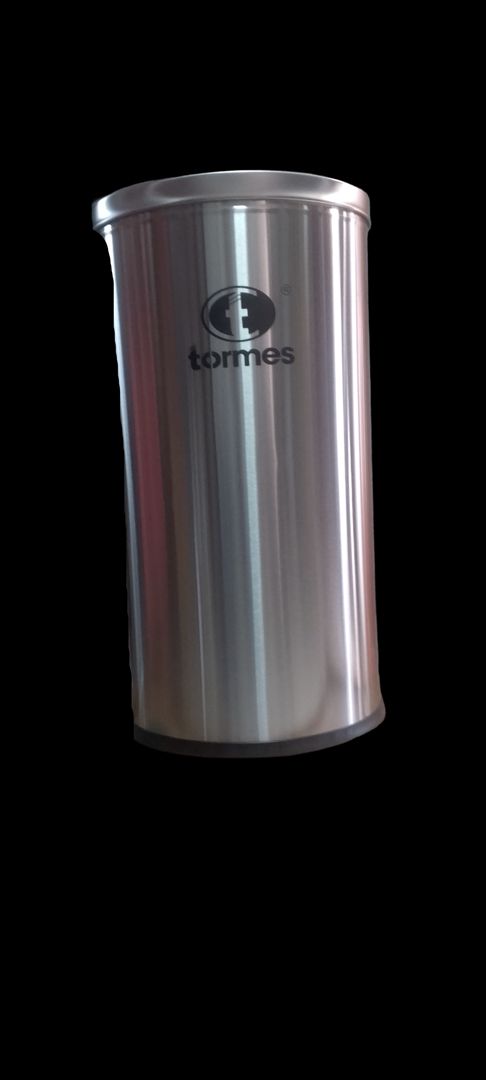 PAPELERA  ACERO REDONDA TAPA VAIVEN 43 LTS (300* h 610mm )
