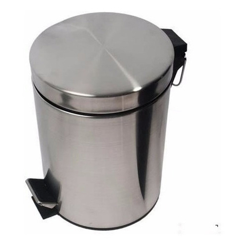 PAPELERA  C-TAPA ACERO INOX 8 Lits *TORMES