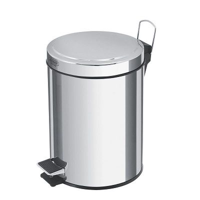 PAPELERA  C-TAPA ACERO INOX 12 Lits *TORMES